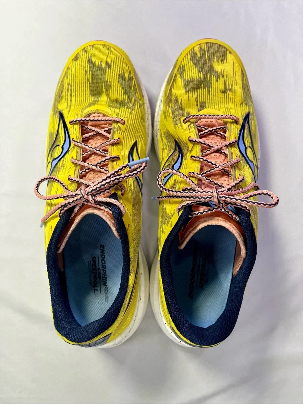Saucony Endorphin Speed Pro 3 Men's Size 12 Running Shoes Yellow Peach